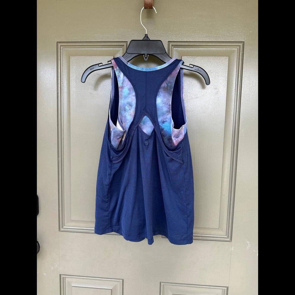 Athleta Girl Multi Tie Dye Double The Fun Tank Top XL - Picture 4 of 5